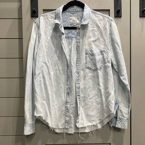 Rails Ingrid Raw Hem Shirt Light Vintage
